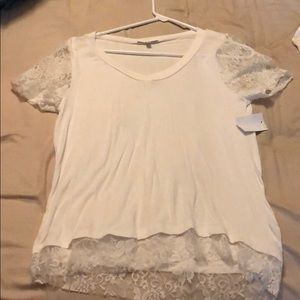 Charlotte Russe white blouse shirt